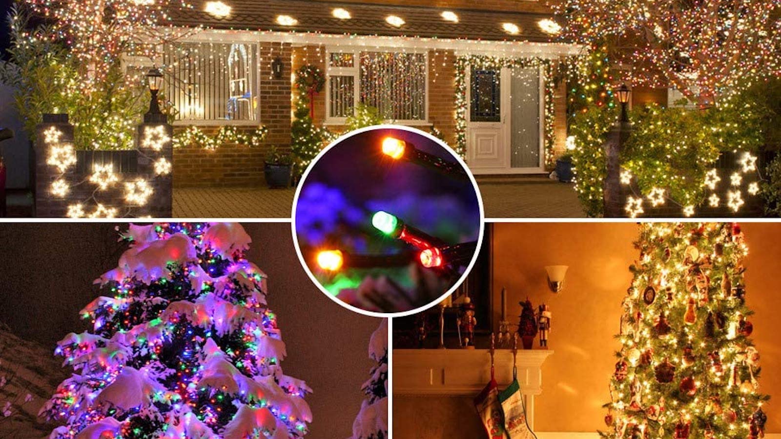 Brizled Christmas lights
