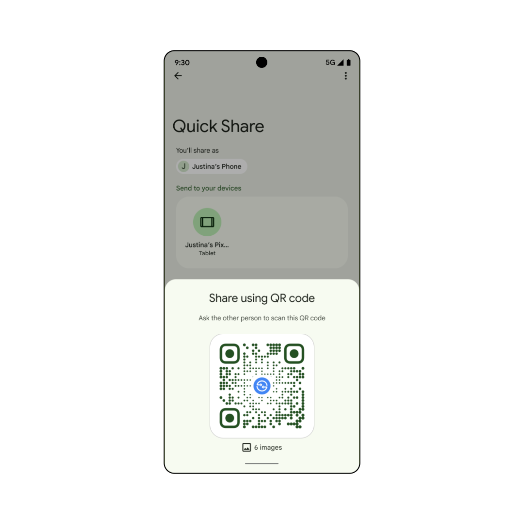4a Quickshare QR Code